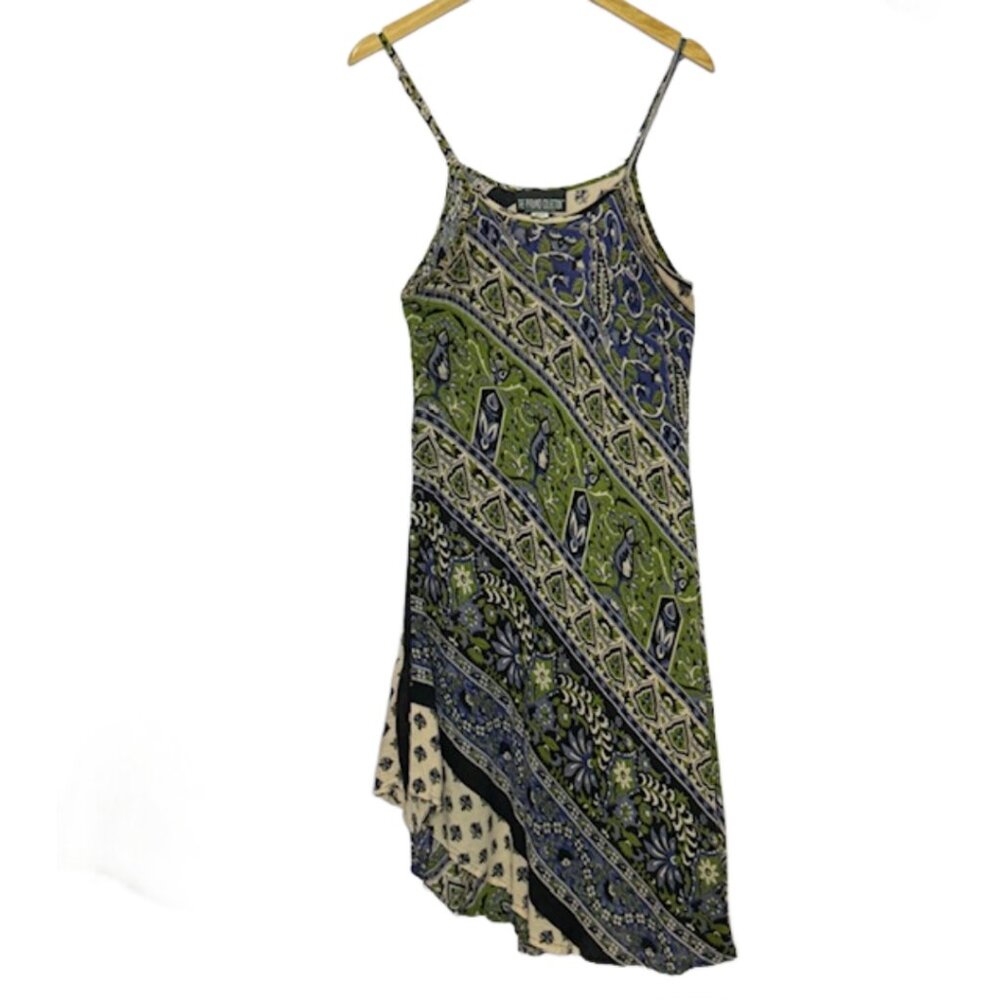 Pyramid Collection Sun Dress Boho Chic Multi Color Size L - Picture 4 of 11